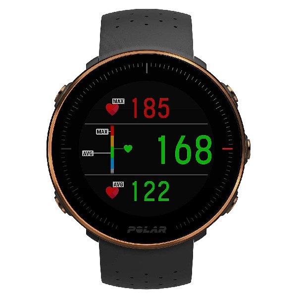 Reloj deportivo - Polar Vantage M, Negro, Multideporte, M/L, Resistente al agua