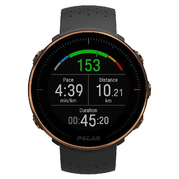 Reloj deportivo - Polar Vantage M, Negro, Multideporte, M/L, Resistente al agua
