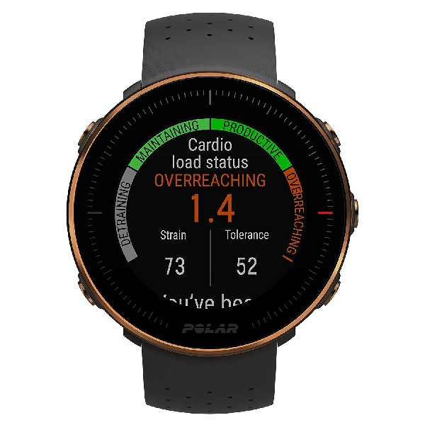 Reloj deportivo - Polar Vantage M, Negro, Multideporte, M/L, Resistente al agua