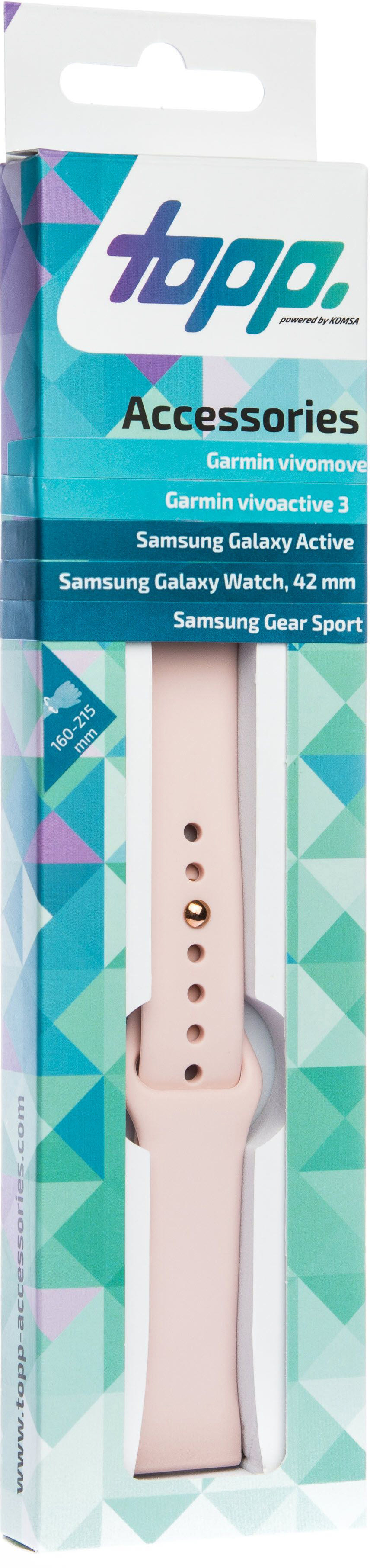 Samsung, Rosa TOPP Ersatzarmband, 40-41-3781, Garmin,