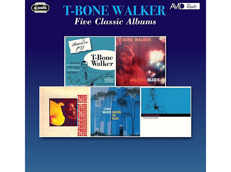 T-Bone Walker - FIVE CLASSIC ALBUMS  - (CD)