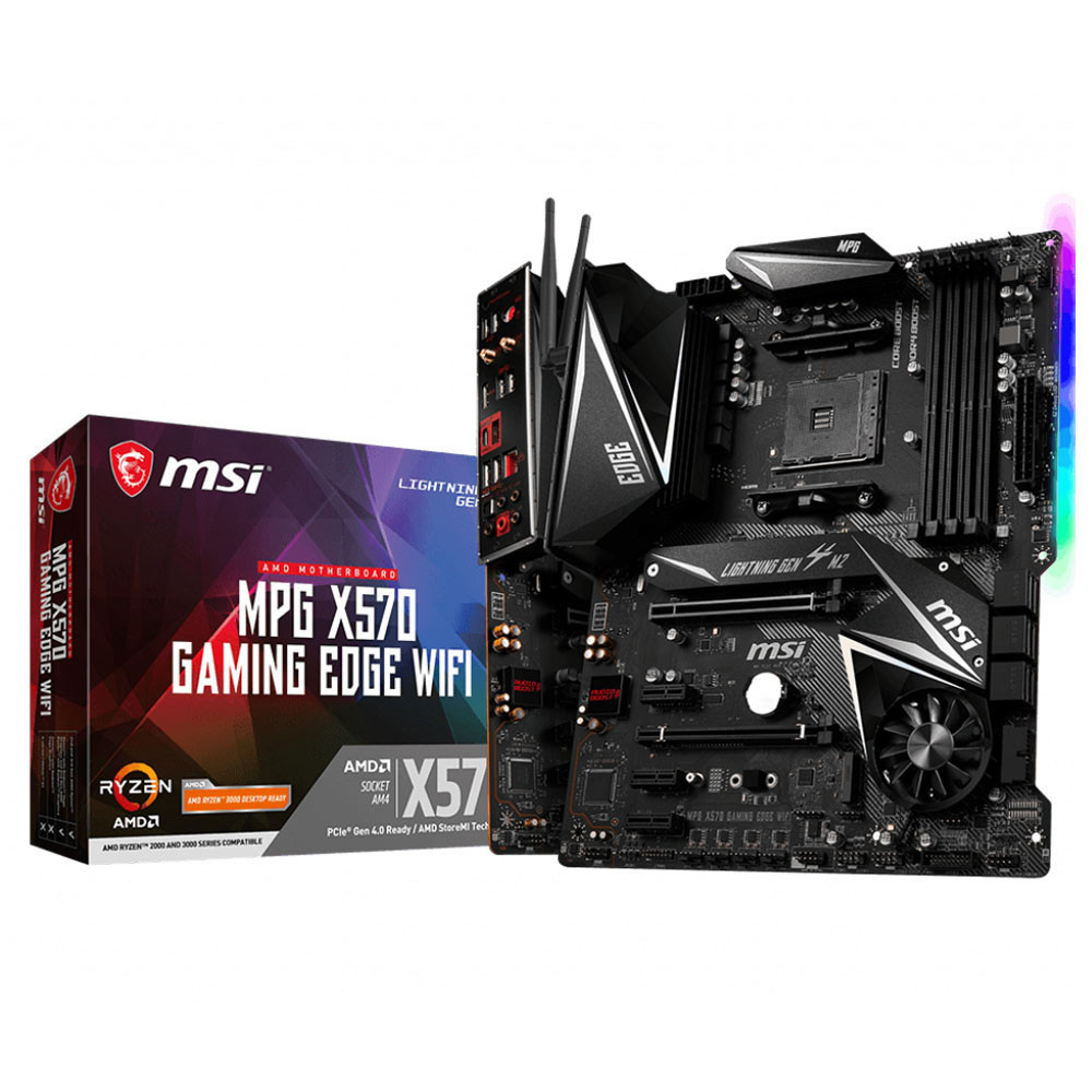 MSI MB MPG X570 Gaming Edge Wifi Anakart Siyah