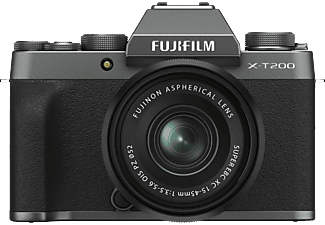 FUJIFILM X-T200 Body + XC15-45mmF3.5-5.6 OIS PZ - Systemkamera Dunkelsilber