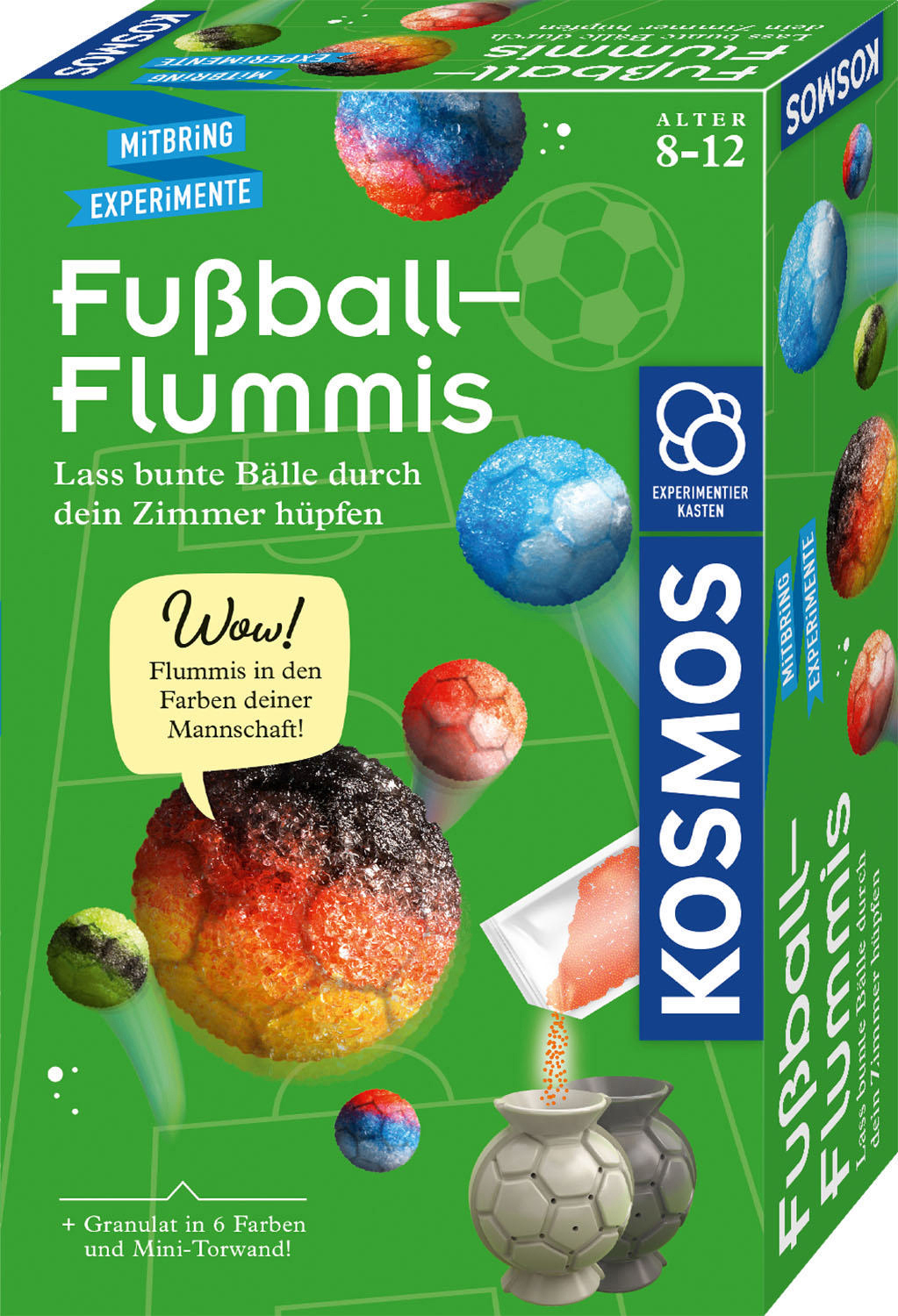KOSMOS Experimentierkasten, Mehrfarbig Fussball-Flummis