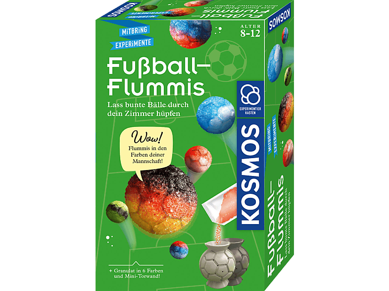 Experimentierkasten, Mehrfarbig Fussball-Flummis KOSMOS
