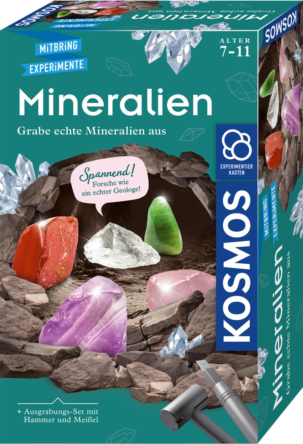 KOSMOS Mineralien Experimentierkasten, Mehrfarbig