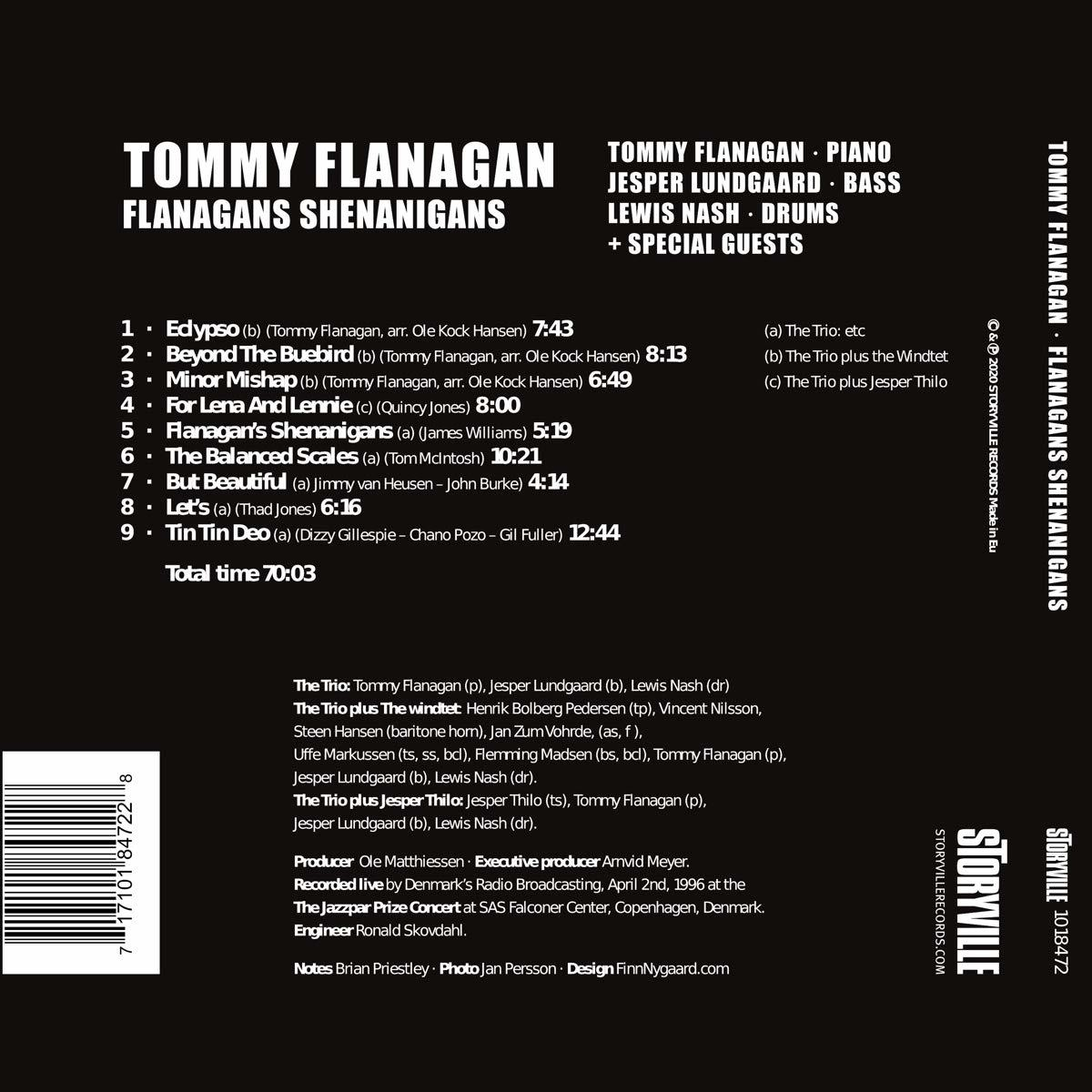 Tommy Flanagan - Flanagans Shenanigans  - (CD)