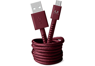 FRESH N REBEL USB-kabel - microUSB 3 m Rood (2UMC300RR)