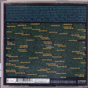 Rückseite eines CD-Cases mit Text über Musik.