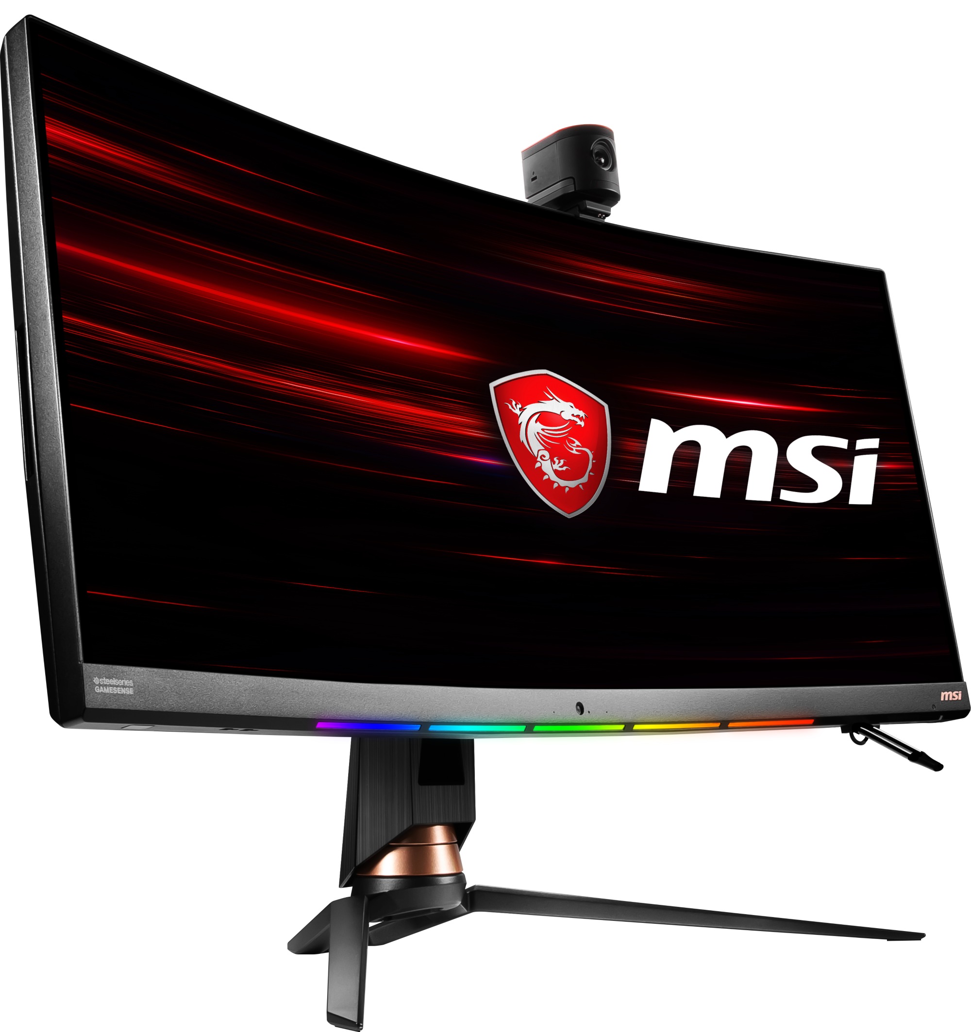 MSI Gaming Monitor Optix MPG341CQR, 34 Zoll, schwarz (9S6-3DA05T-009) 34 Zoll Gaming Monitor, QHD, 1 ms Reaktionszeit, 400 cd/m², 144 Hz, Schwarz