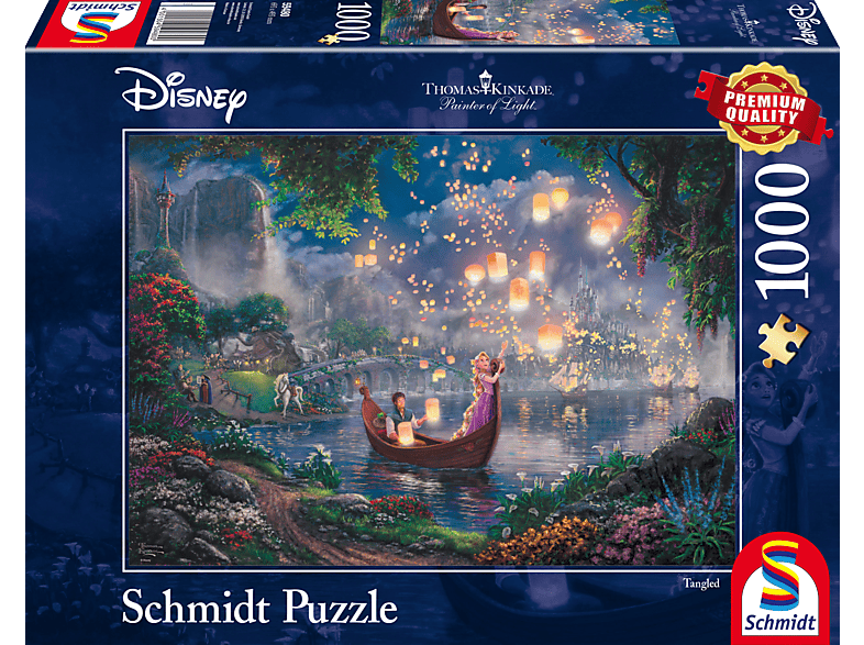 Disney SPIELE von (UE) 1.000 Thomas Mehrfarbig Kinkade Puzzle SCHMIDT Rapunzel Teile