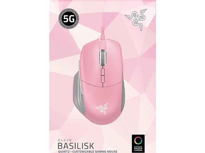 RAZER Gaming-Maus Basilisk Quartz Pink | MediaMarkt