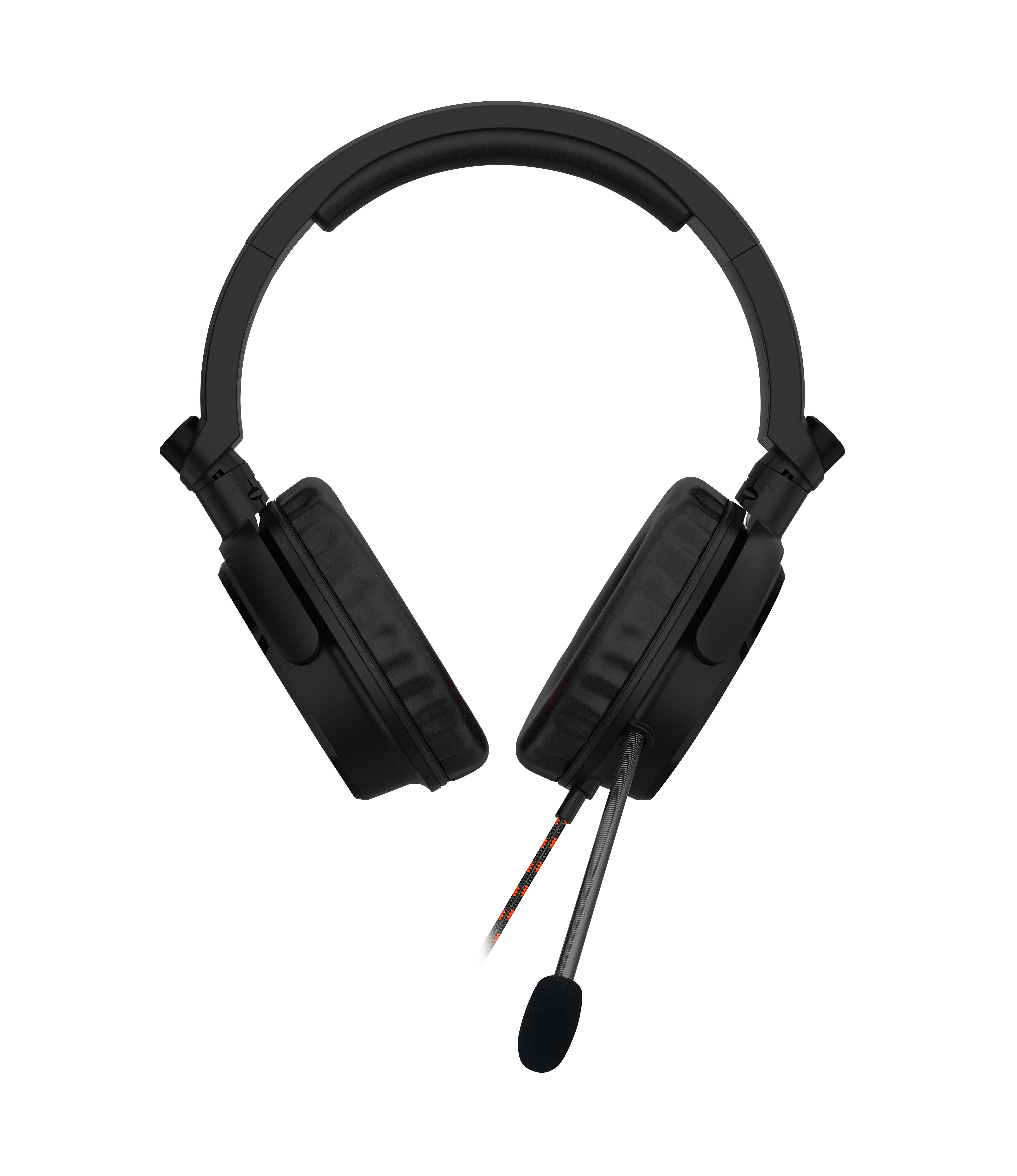 STEALTH Multiformat Stereo Headset On-ear Headset Gaming - Schwarz/Orange Gaming C6-100
