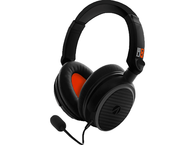 STEALTH Multiformat | Headsets Stereo Gaming MediaMarkt Schwarz/Orange Gaming Headset C6-100, - Headset Gaming On-ear