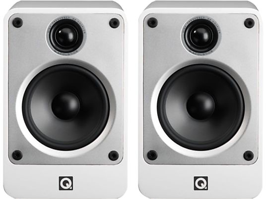 Q-ACOUSTICS Concept 20 - Paire d'enceintes d'étagère (Blanc)