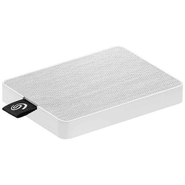 Disco duro externo 1 TB - Seagate One Touch SSD, Para Windows y Mac OS, USB, 400 MB/s, 2.5", Blanco