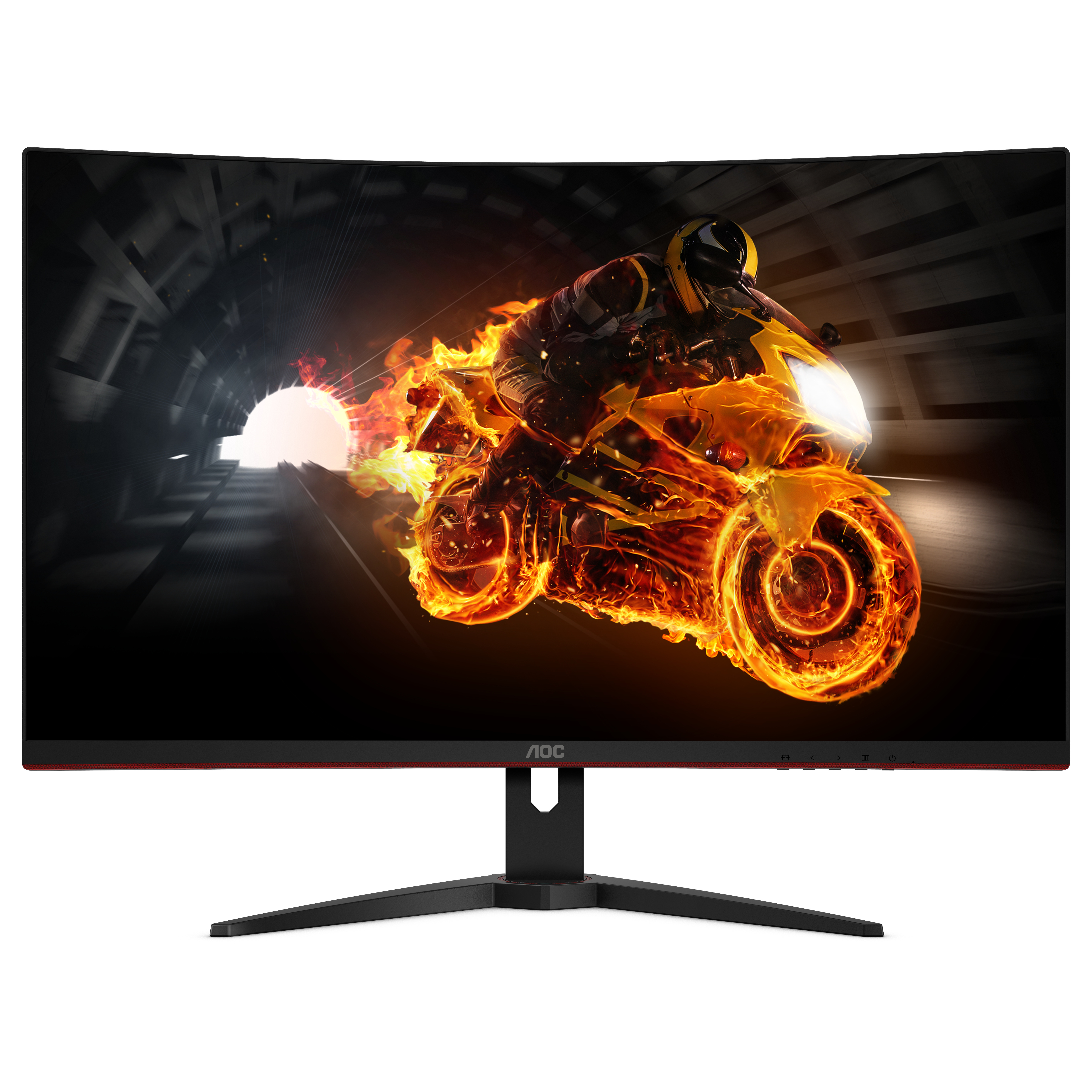 AOC Gaming Monitor CQ32G1, 31.5 Zoll, schwarz 31,5 Zoll Gaming Monitor, QHD, 1 ms Reaktionszeit, 300 cd/m², 144 Hz, Schwarz