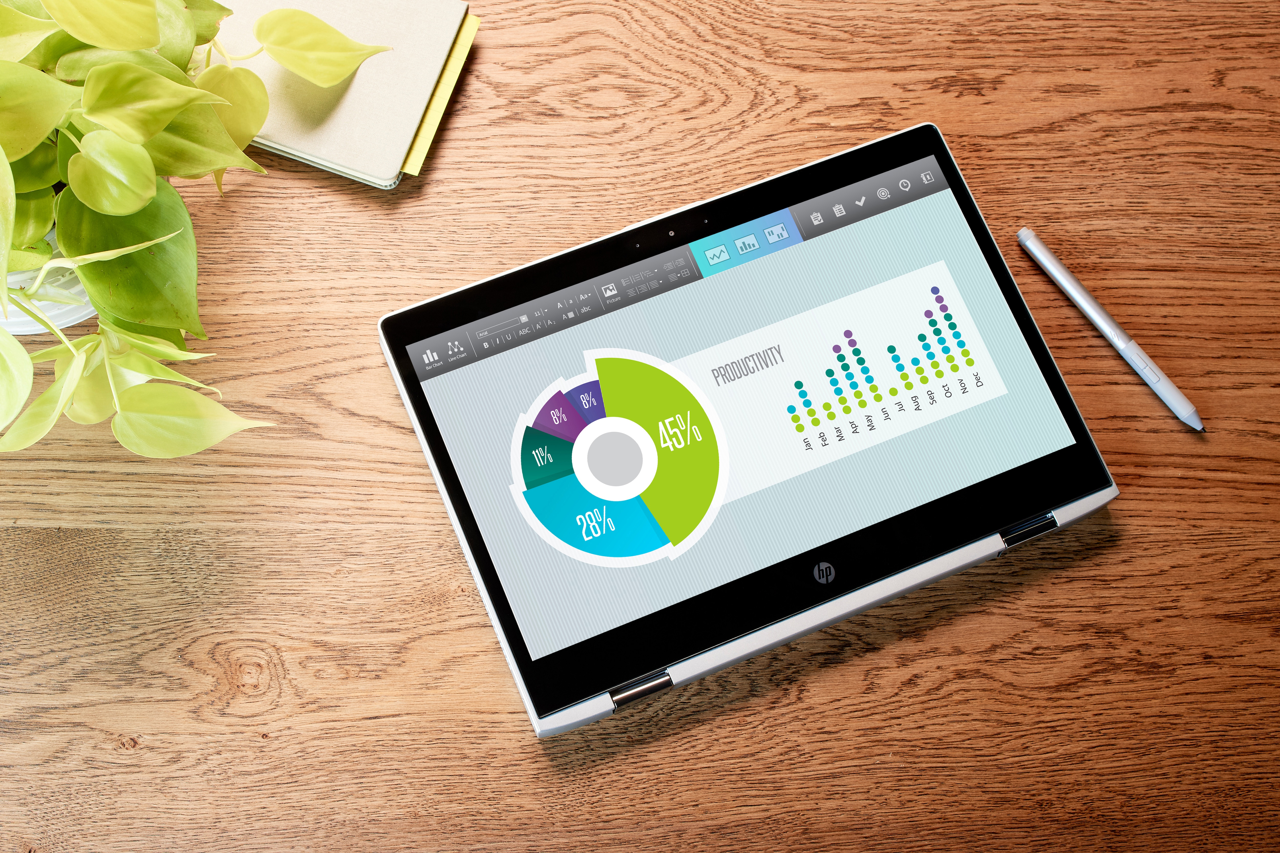 HP - B2B ProBook x360 440 G1 - 14 Zoll - Intel® Core™ i7 i7-8550U - 16 GB - 512 GB