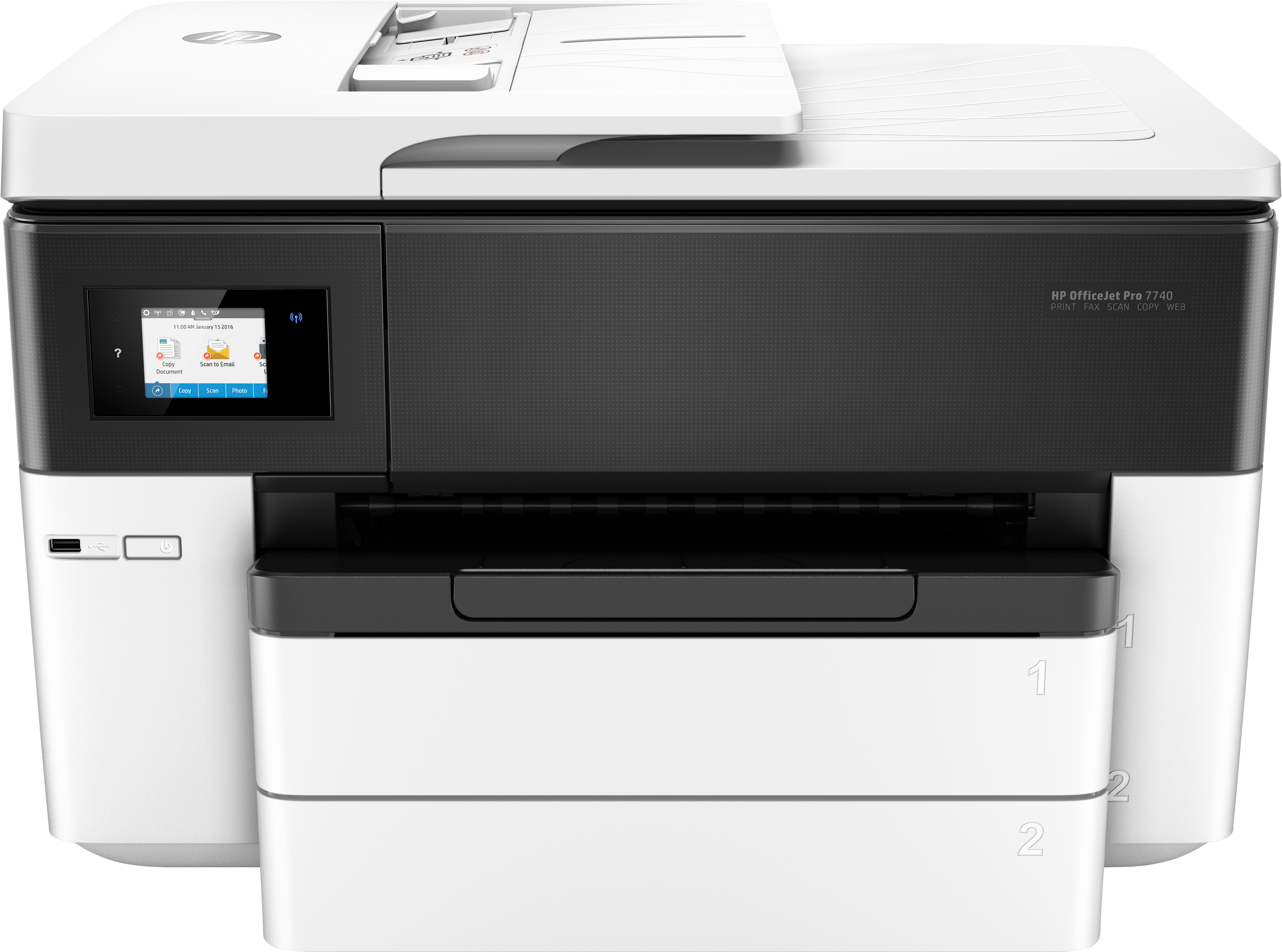 HP OfficeJet Pro 7740 4-in-1 Großformat-Multifunktionsdrucker
