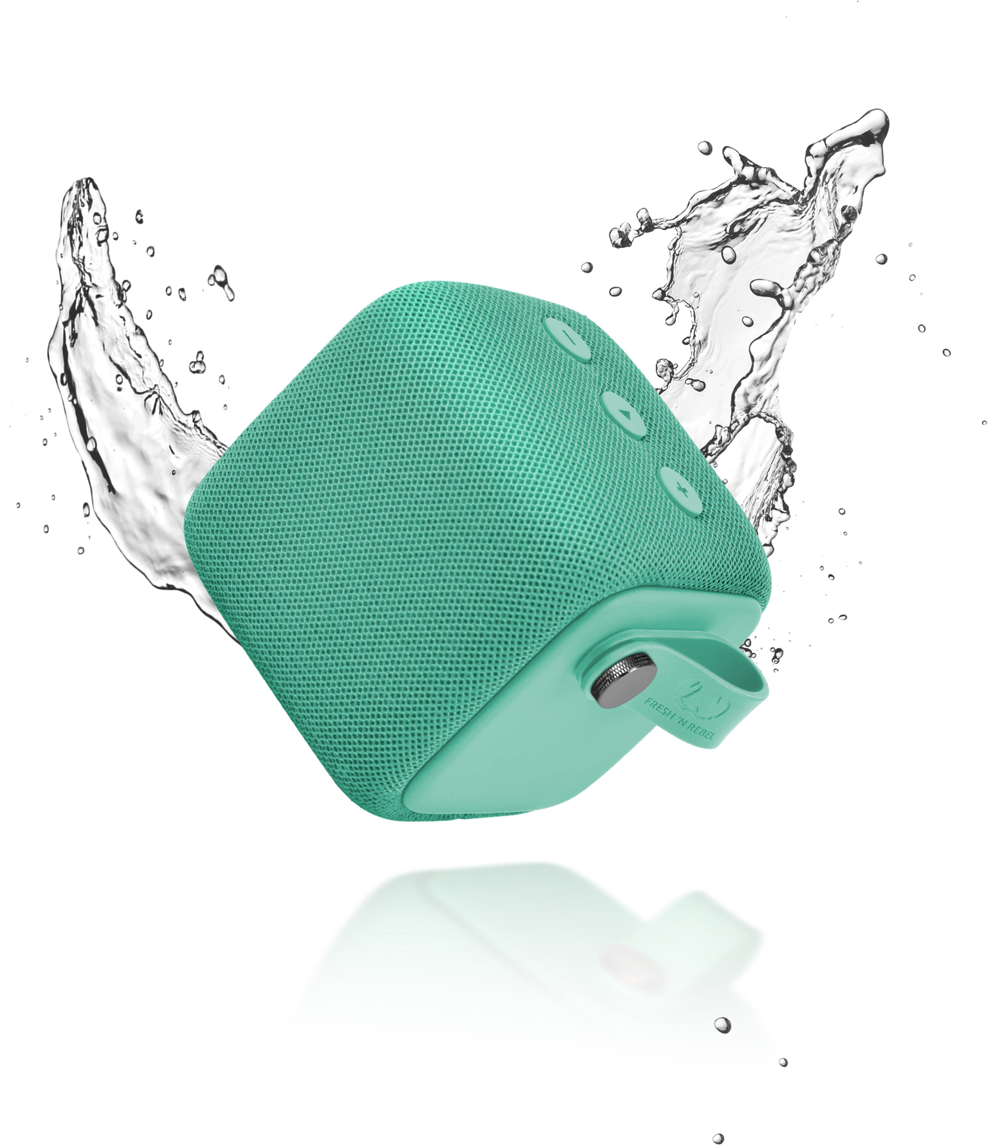 FRESH ‘N REBEL Rockbox Bold S Bluetooth Lautsprecher, Türkis, Wasserfest