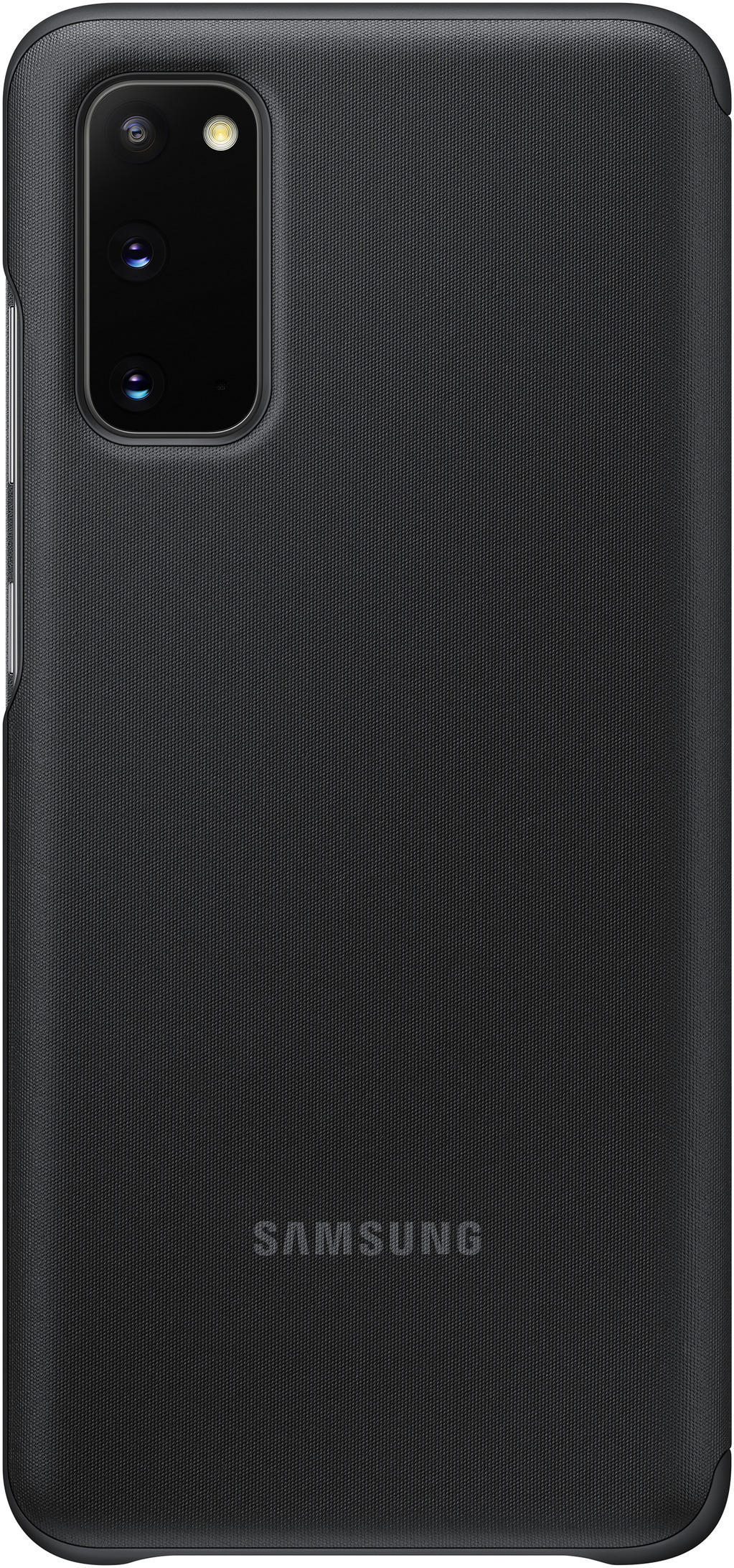 SAMSUNG Clear View Cover, Bookcover, Samsung, Galaxy S20, Schwarz
