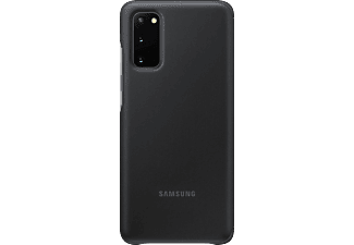 SAMSUNG Clear View Cover, Flip Cover, Samsung, Galaxy S20, Schwarz
