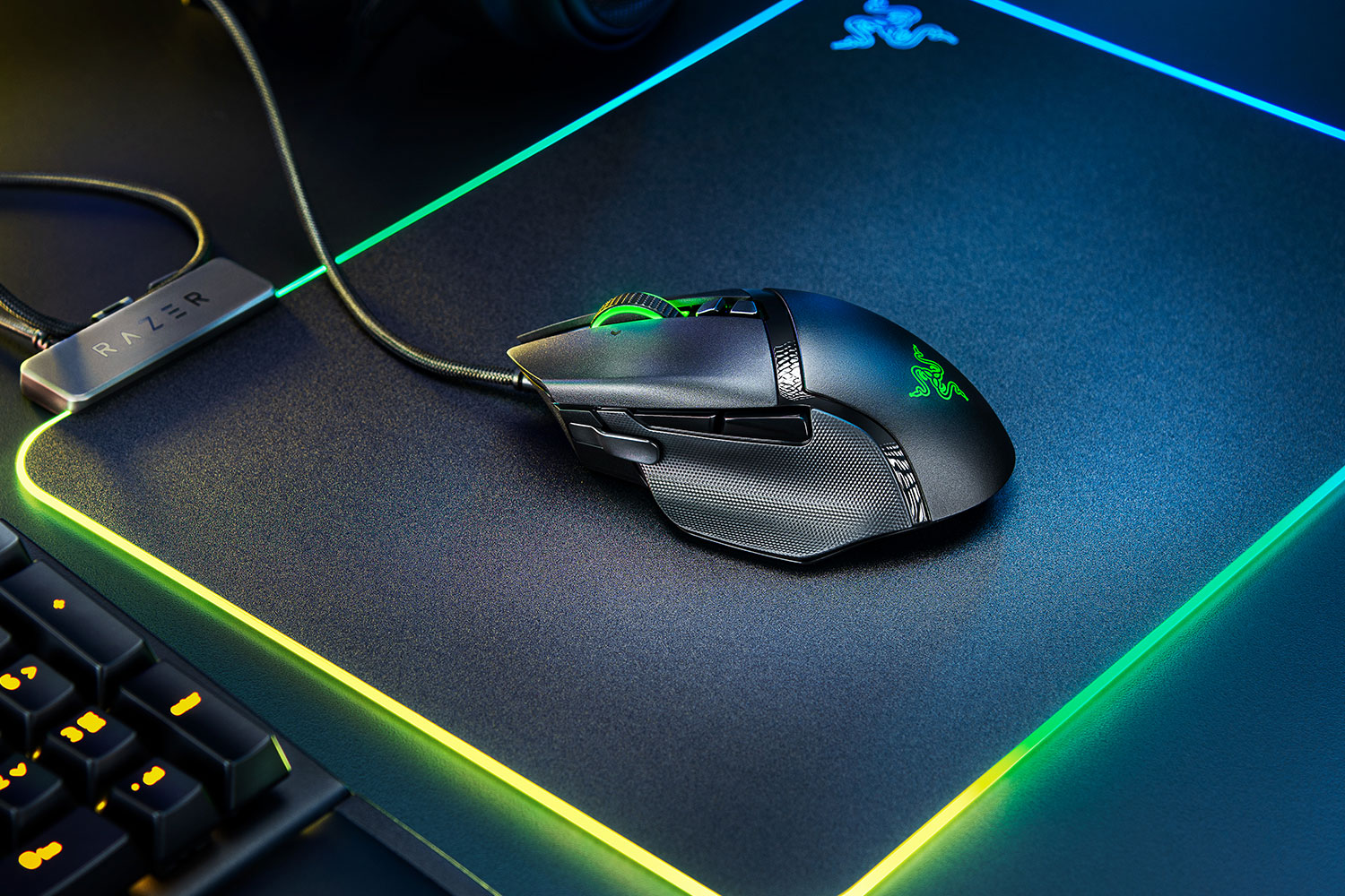 RAZER Gaming Maus Basilisk V2 Kabelgebunden