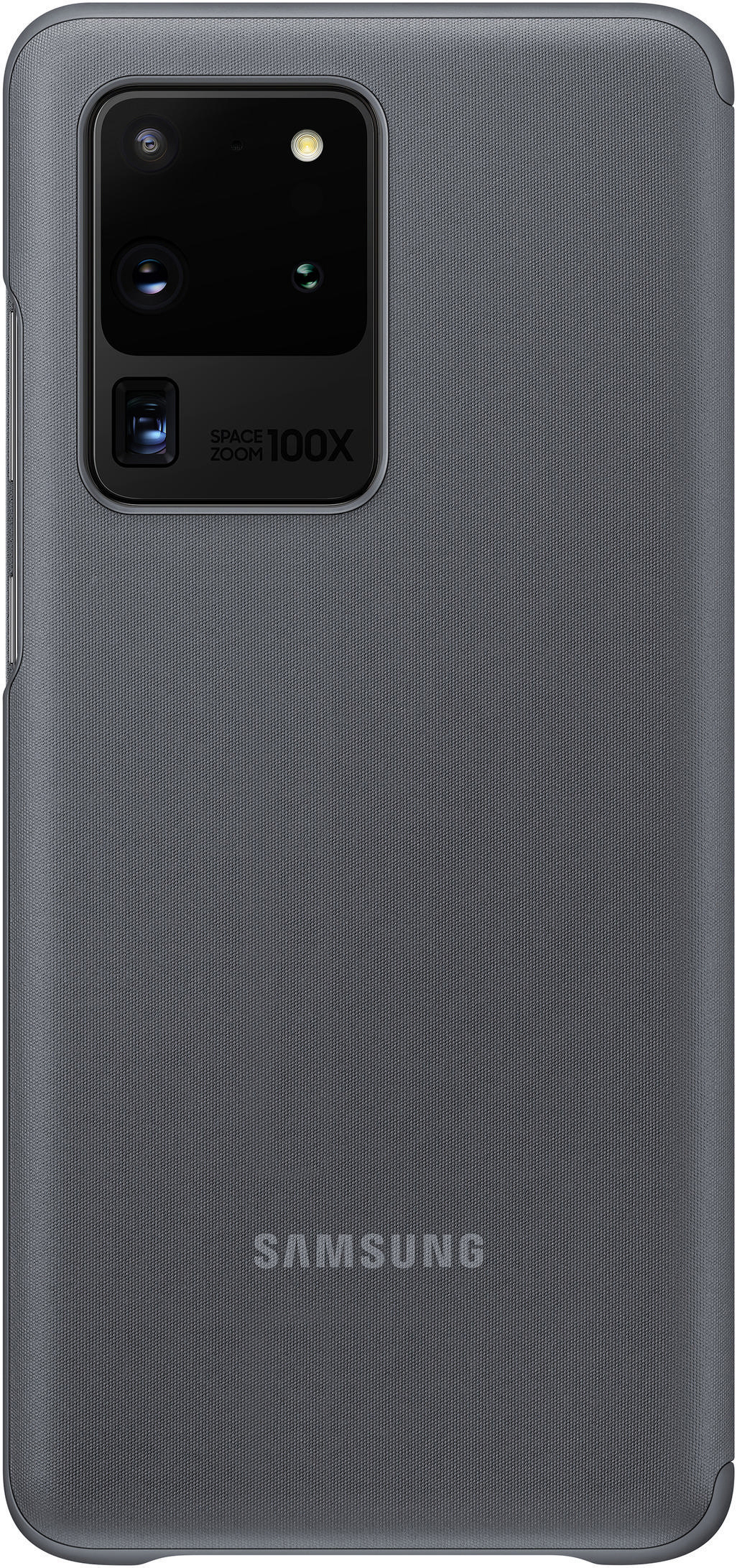 SAMSUNG Clear View Cover, Bookcover, Samsung, Galaxy S20 Ultra, Grau