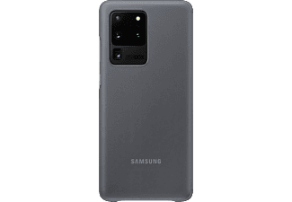 SAMSUNG Clear View Cover, Flip Cover, Samsung, Galaxy S20 Ultra, Grau