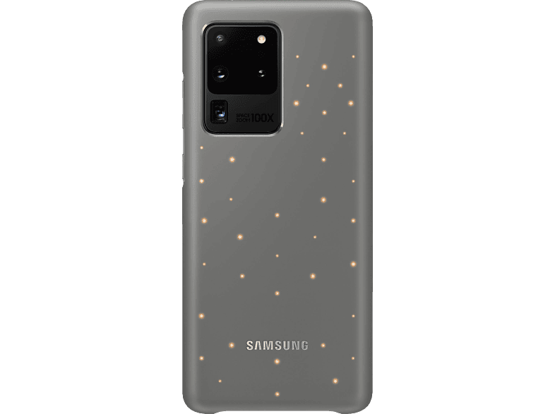 SAMSUNG LED Cover, Backcover, Samsung, Galaxy S20 Ultra, Grau | MediaMarkt
