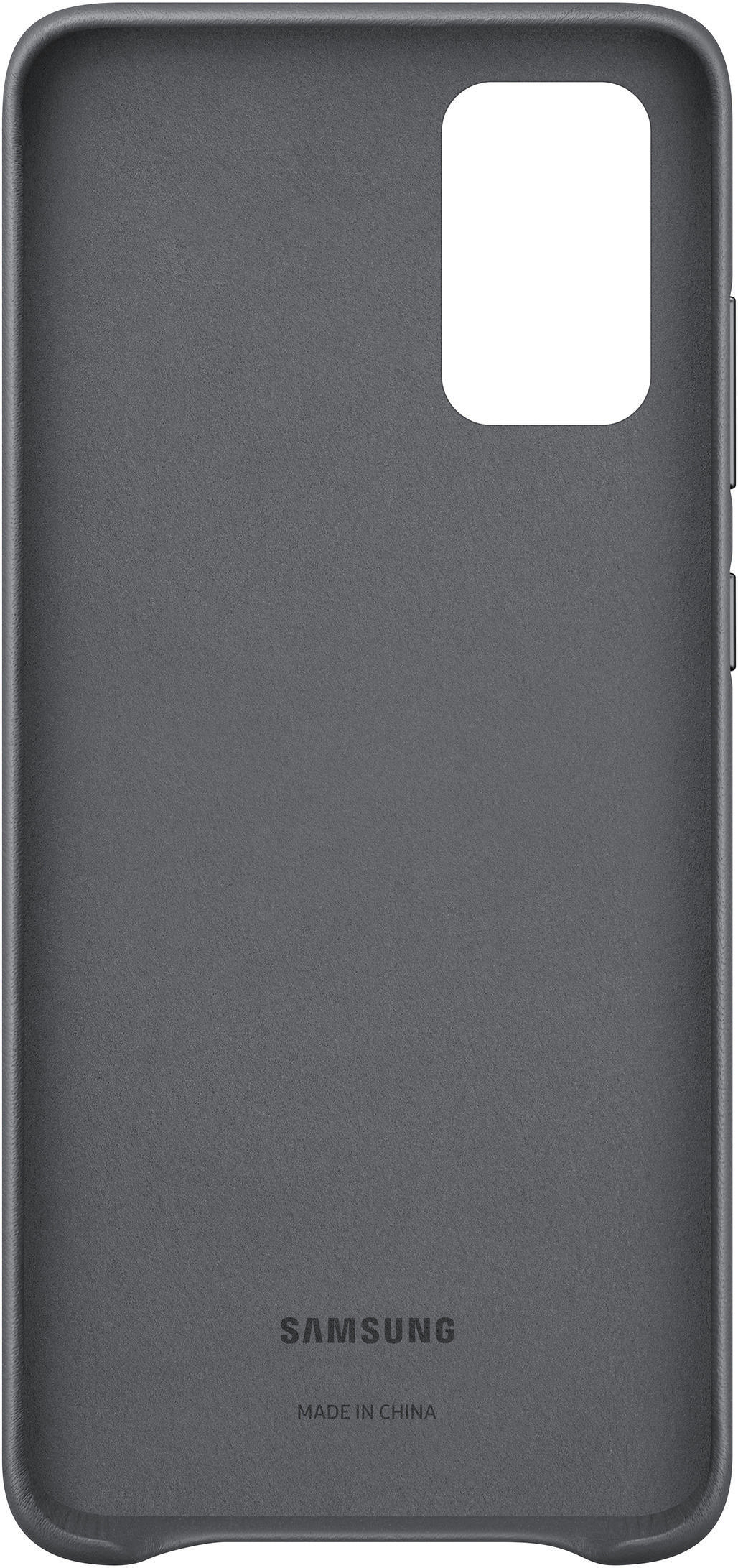 SAMSUNG Leather Cover, Backcover, Samsung, Galaxy S20+, Grau