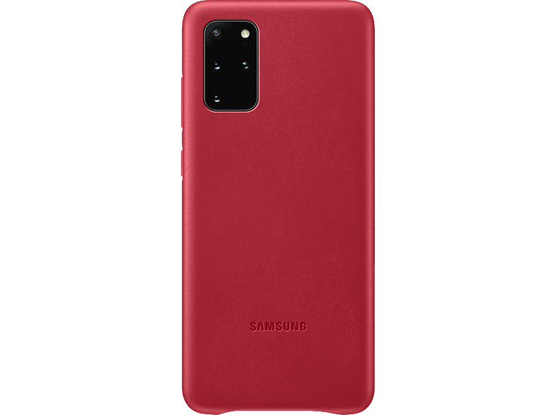 SAMSUNG Leather Cover, Backcover, Rot S20+, Galaxy Samsung