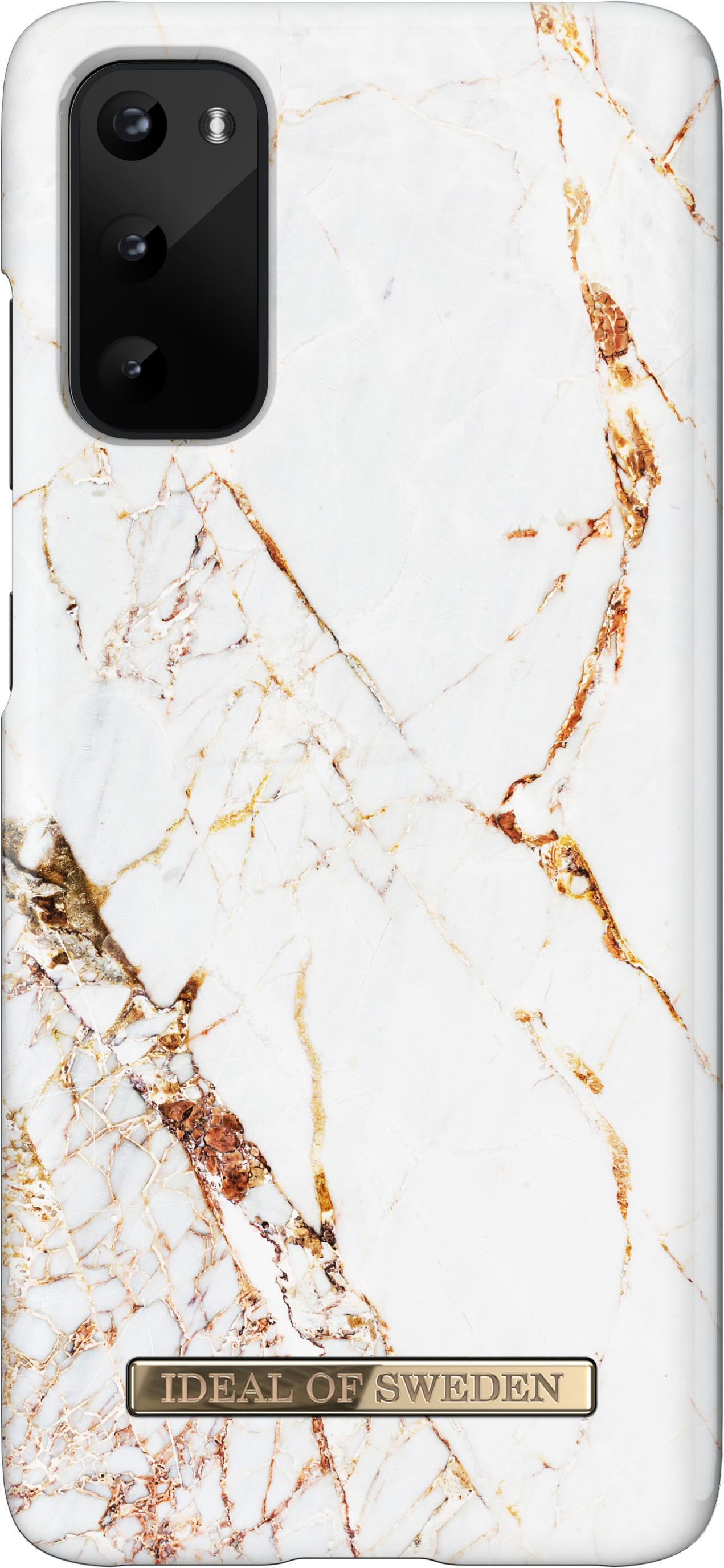 Backcover, IDEAL Samsung, S20, OF Weiß/Gold SWEDEN IDFCA16-S11E-46, Galaxy