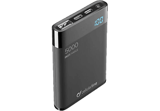 CELLULARLINE FreePower Manta HD 5000i - Banca di potere (Nero)