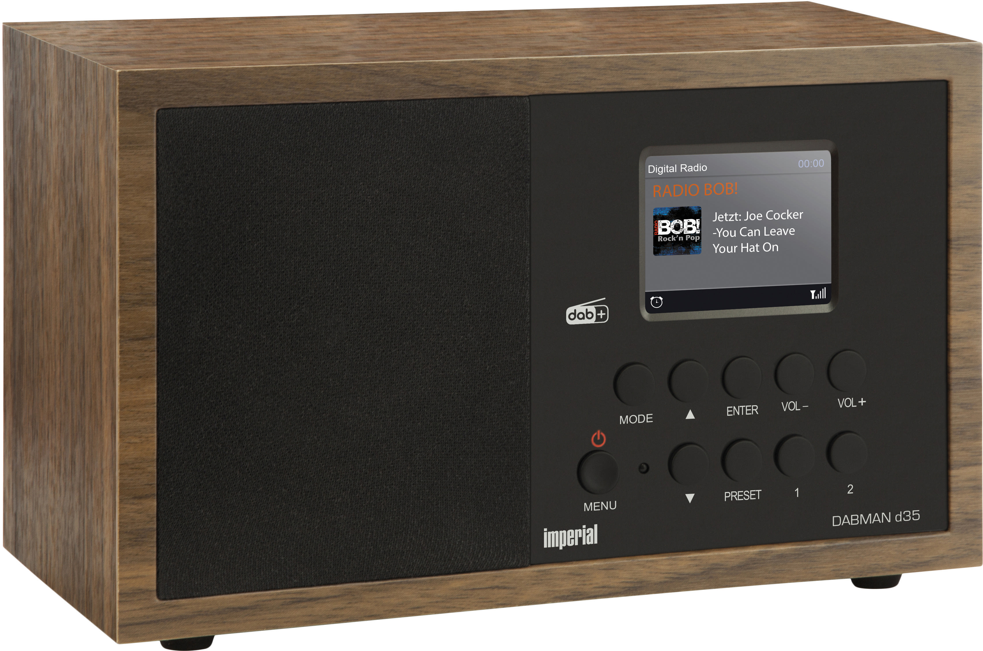 IMPERIAL DABMAN d35 DAB+ Radio, DAB+, FM, Holzoptik