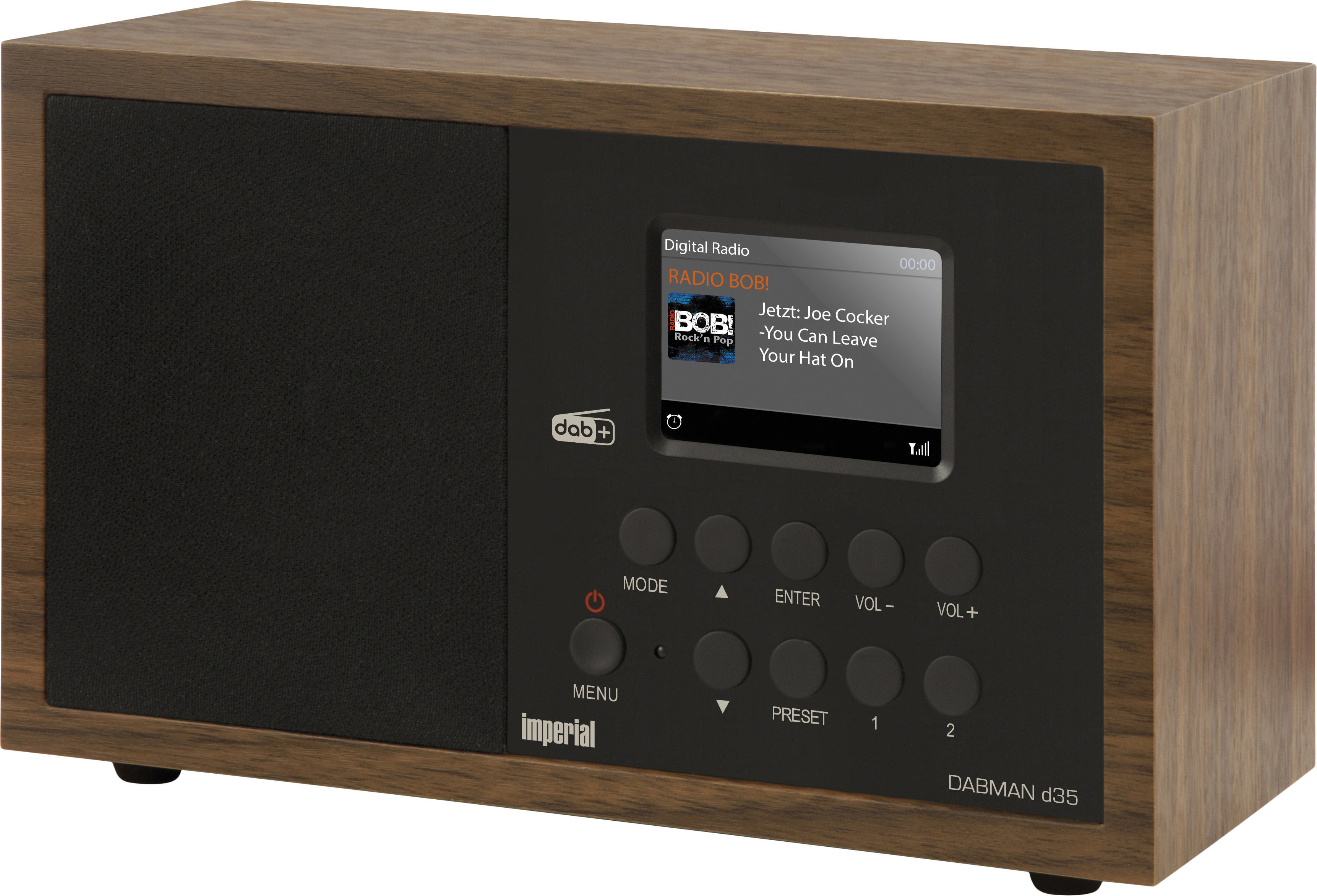 IMPERIAL DABMAN d35 DAB+ Radio, DAB+, FM, Holzoptik