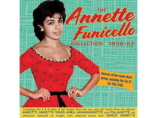 Annette Funicello - SINGLES And ALBUMS COLLECTION 1958-62  - (CD)