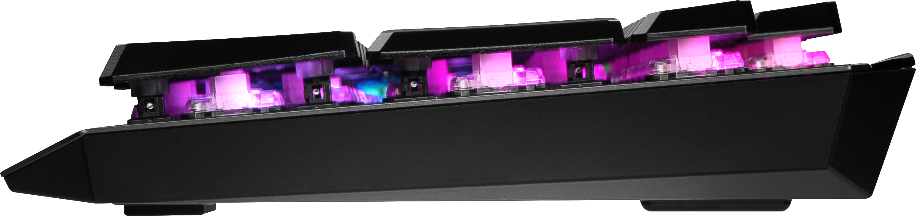 MSI Vigor GK 50 LP DE Gaming Tastatur (kabelgebunden, Kailh Low Profile Switch, QWERTZ Layout, schwarz, RGB pro Taste)