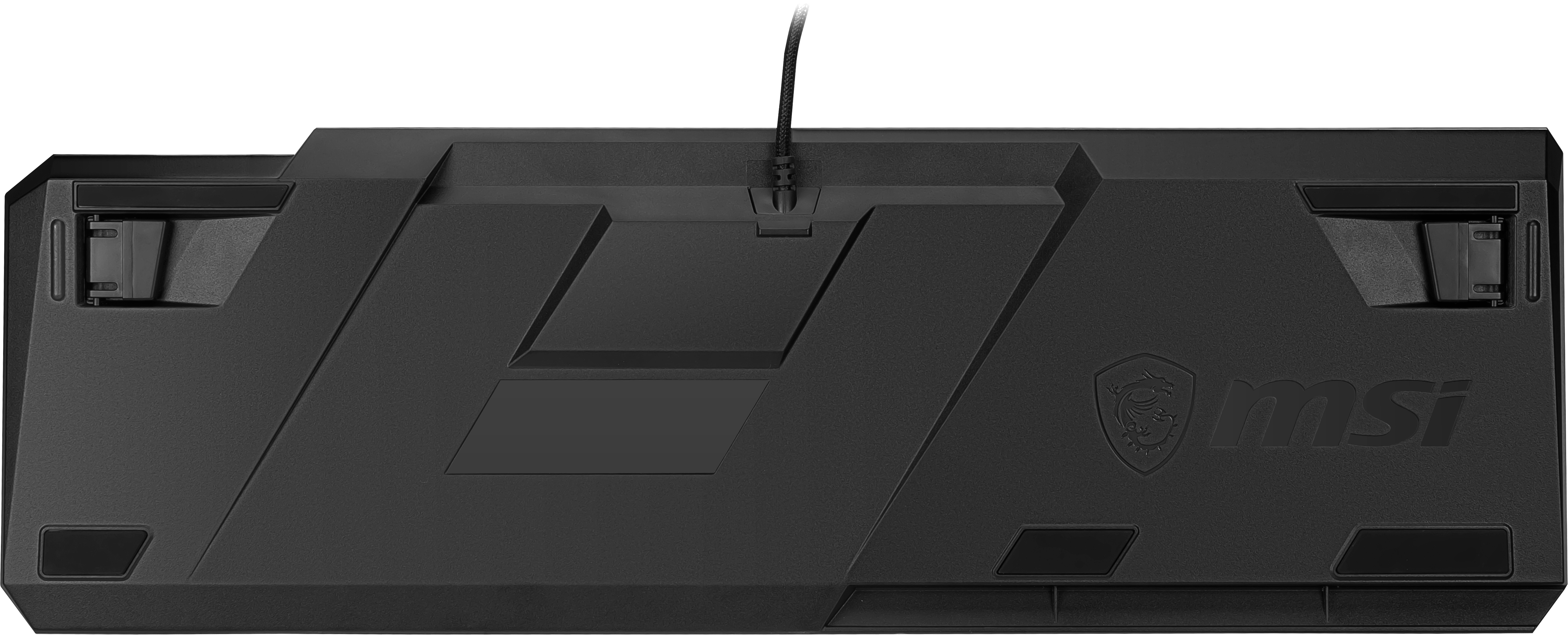 Layout, Switch, Taste) DE schwarz, LP 50 Low Kailh (kabelgebunden, Gaming Vigor GK pro Tastatur Profile RGB MSI QWERTZ