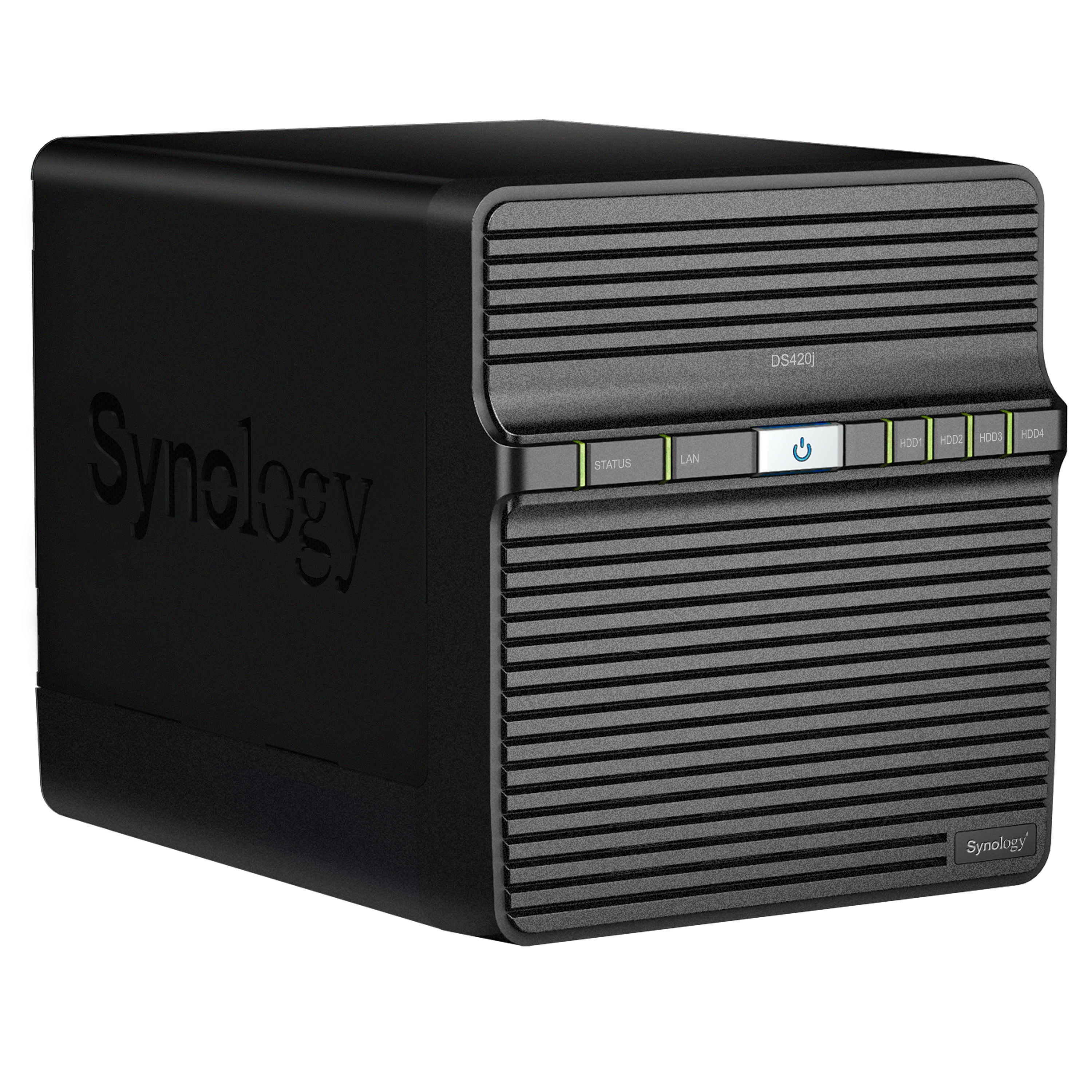 SYNOLOGY DiskStation DS420j NAS 3,5 Zoll Anzahl Festplattenschächte: 4 Schwarz}