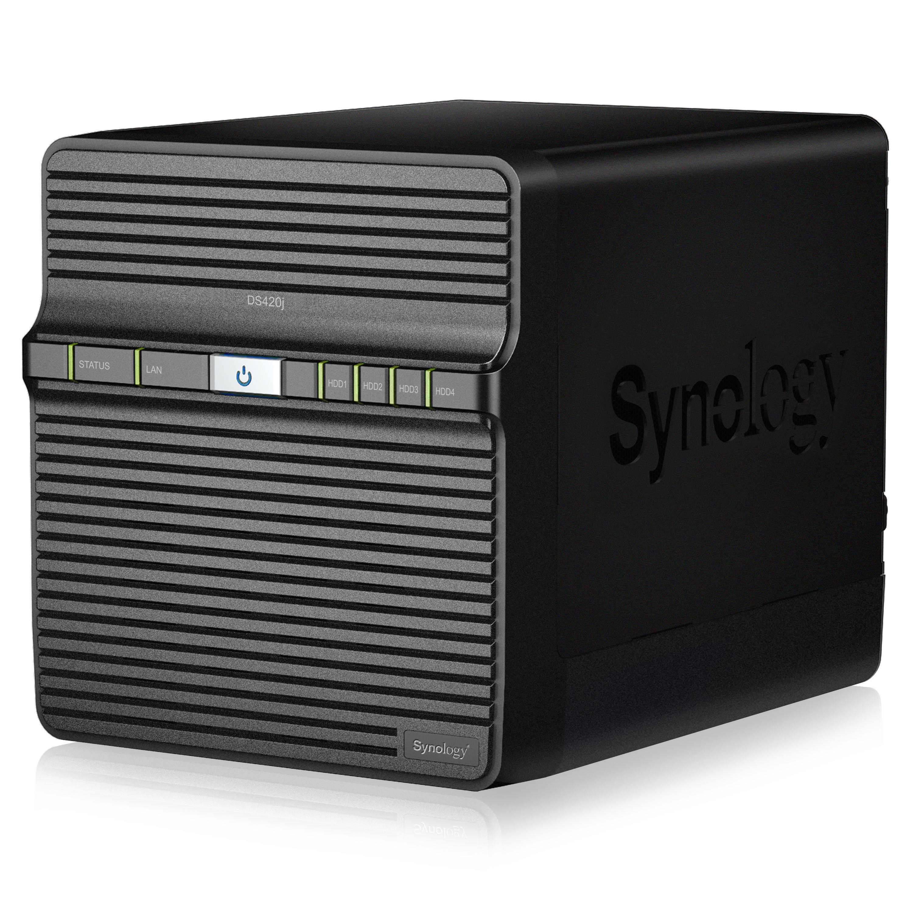SYNOLOGY DiskStation DS420j NAS 3,5 Zoll Anzahl Festplattenschächte: 4 Schwarz}