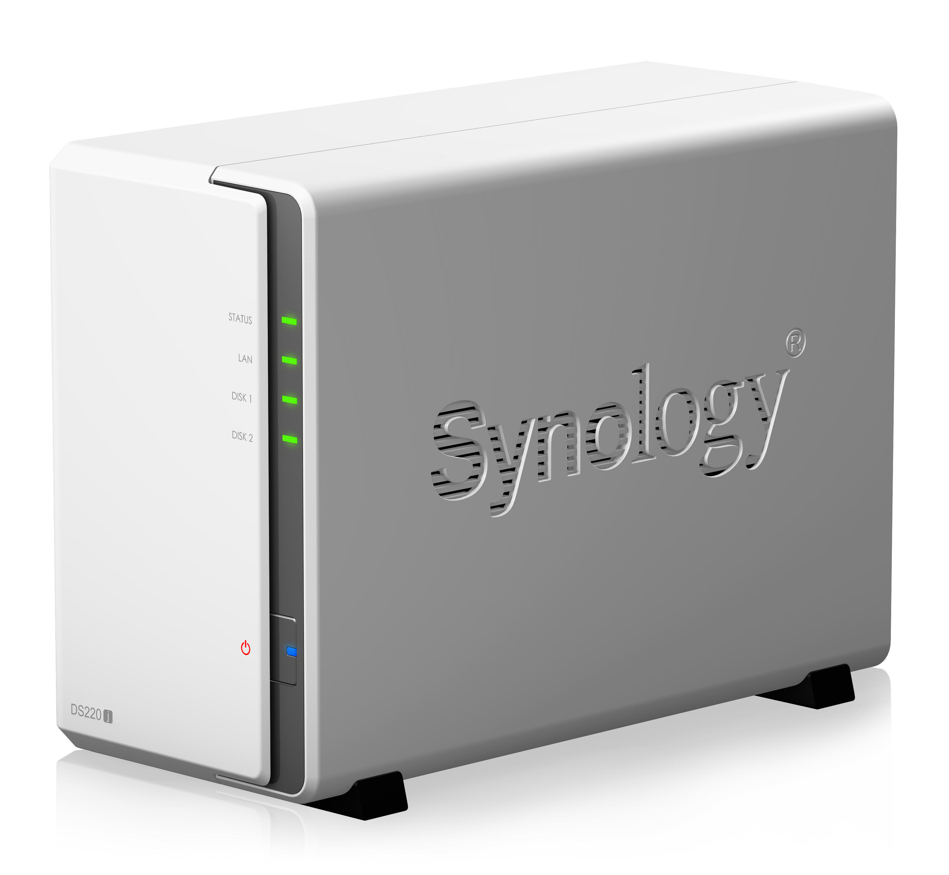 SYNOLOGY DiskStation DS220j NAS 3,5 Zoll Anzahl Festplattenschächte: 2 Weiß}