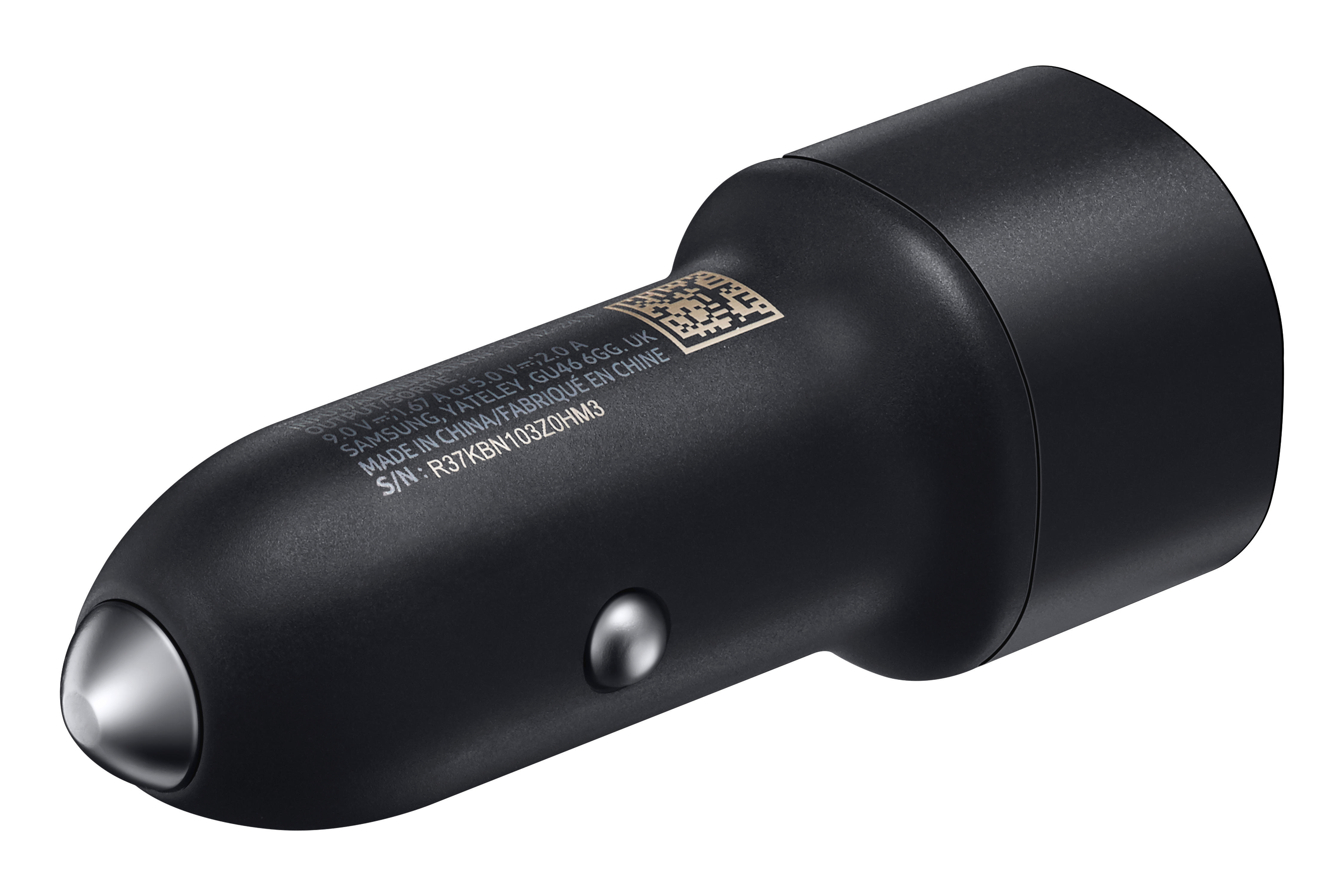 SAMSUNG Dual Kfz-Schnellladegerät universal, Schwarz