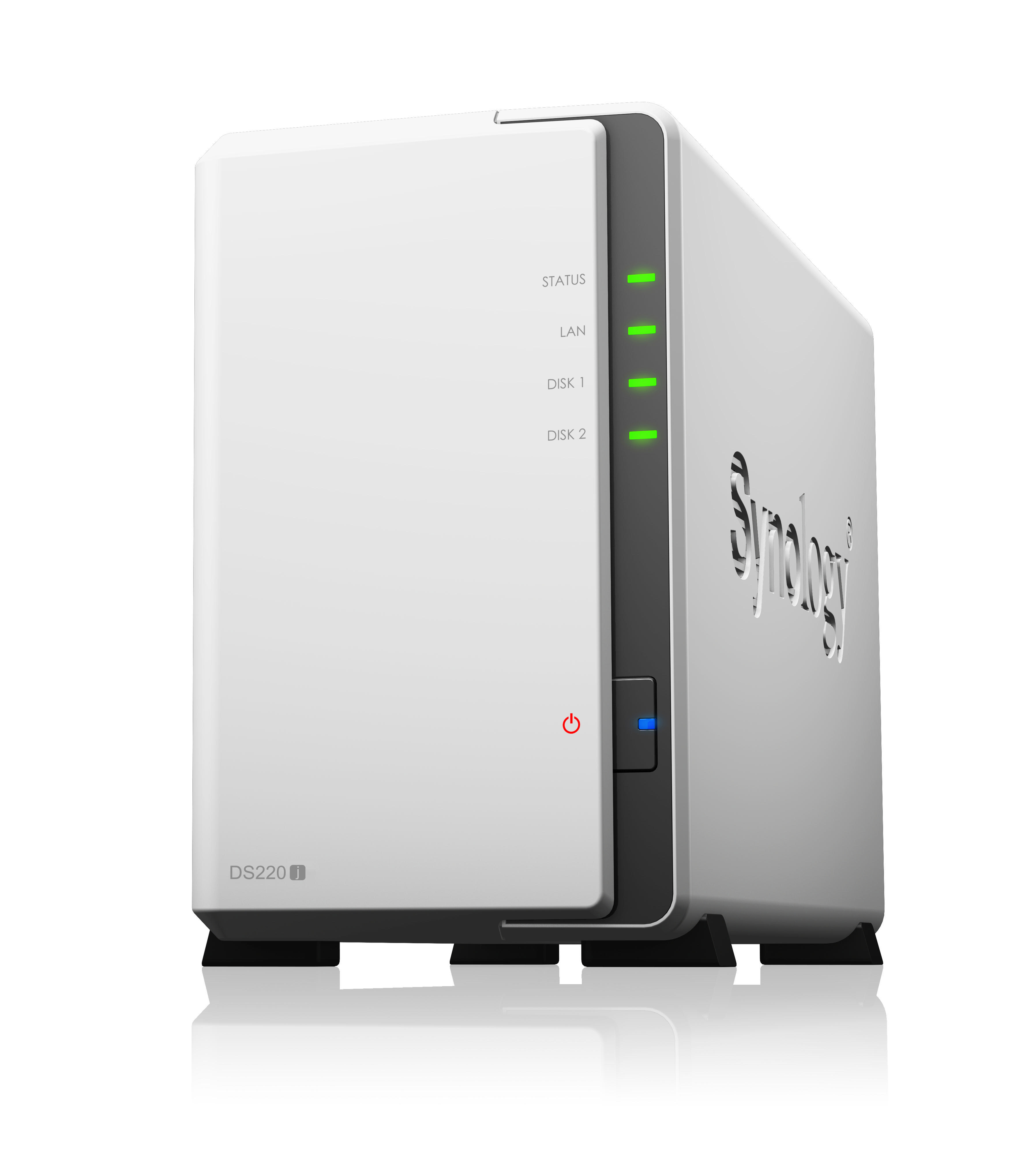 SYNOLOGY DiskStation DS220j NAS 3,5 Zoll Anzahl Festplattenschächte: 2 Weiß}