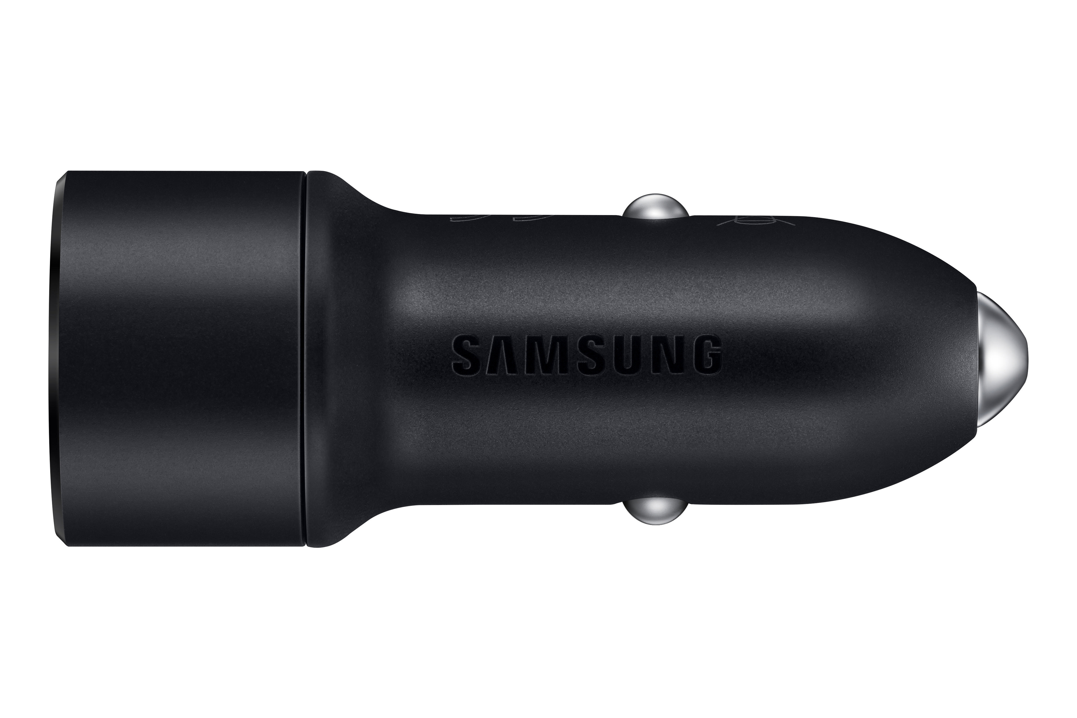 SAMSUNG Dual Kfz-Schnellladegerät universal, Schwarz