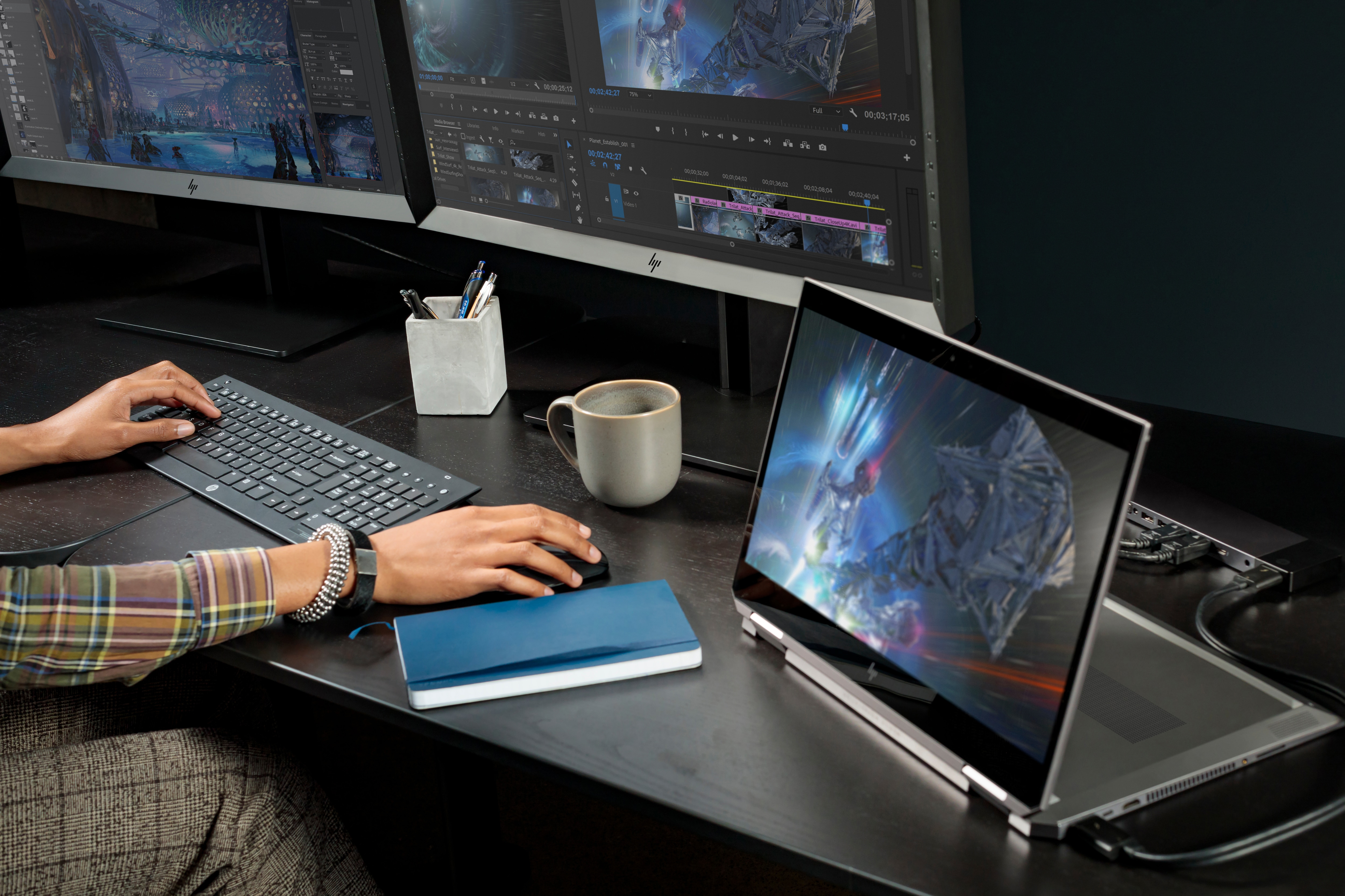HP - B2B ZBook Studio x360 G5 - 15,6 Zoll - Intel® Core™ i7 i7-8850H - 16 GB - 512 GB