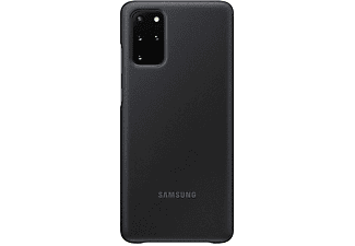 Funda - Samsung Clear View Cover, para Samsung Galaxy S20+, Con tapa, Visor notificaciones, Negro