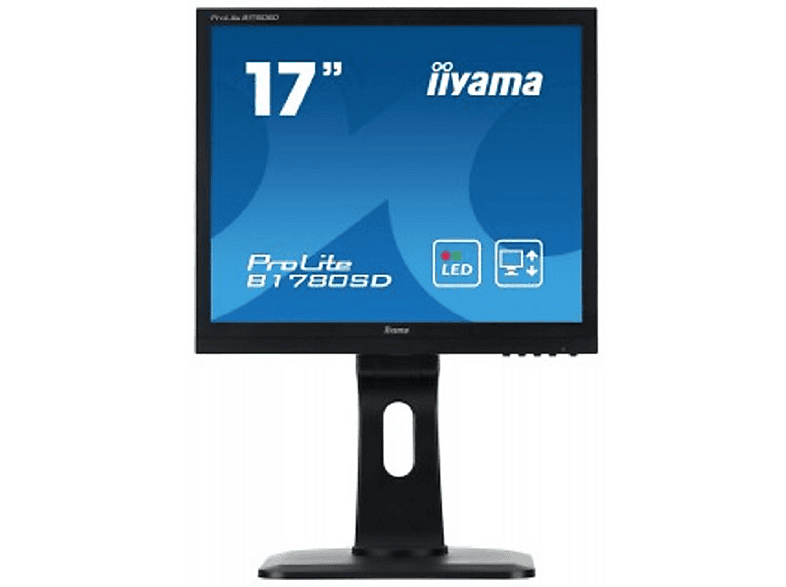 Monitor Iiyama Prolite b1780sdb1 17 hd tn 5 ms led dvi acr vesa altavoz inclinable negro gaming 18 ca jack 3.5 mm b1780sd 1280x1024