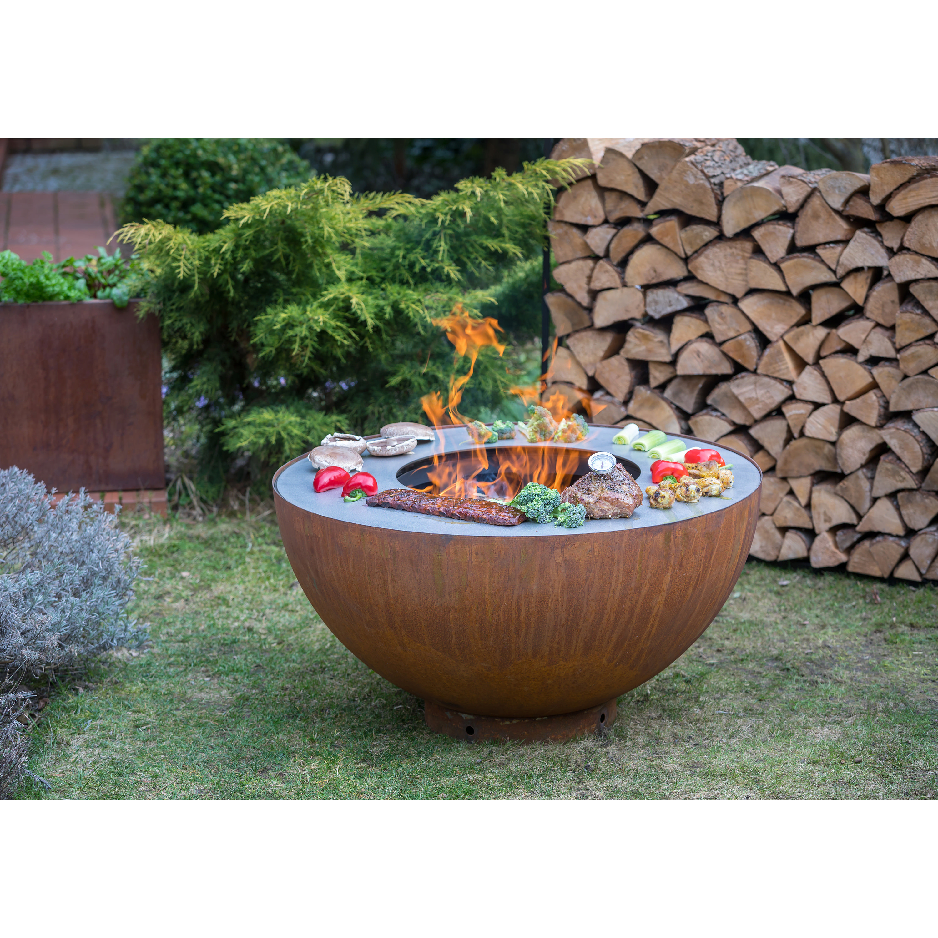 SUNSET BBQ 20.500.031 Boule Feuerschale, Rost 