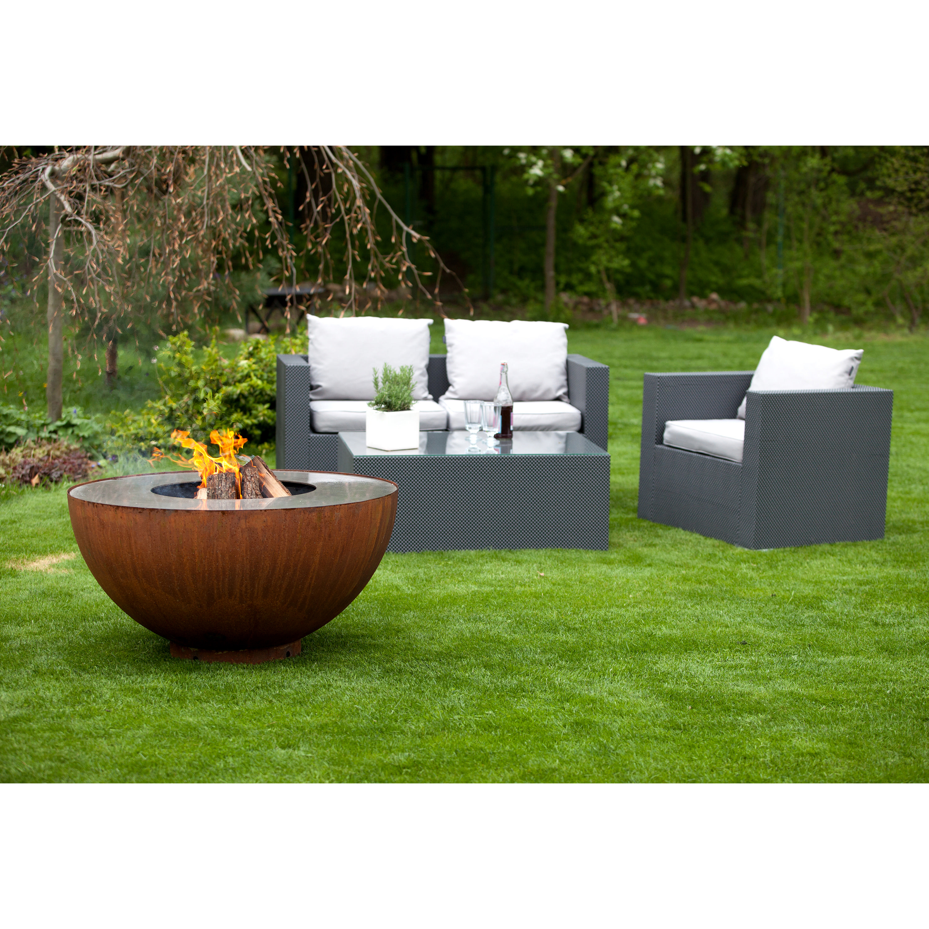 SUNSET BBQ 20.500.031 Boule Feuerschale, Rost 